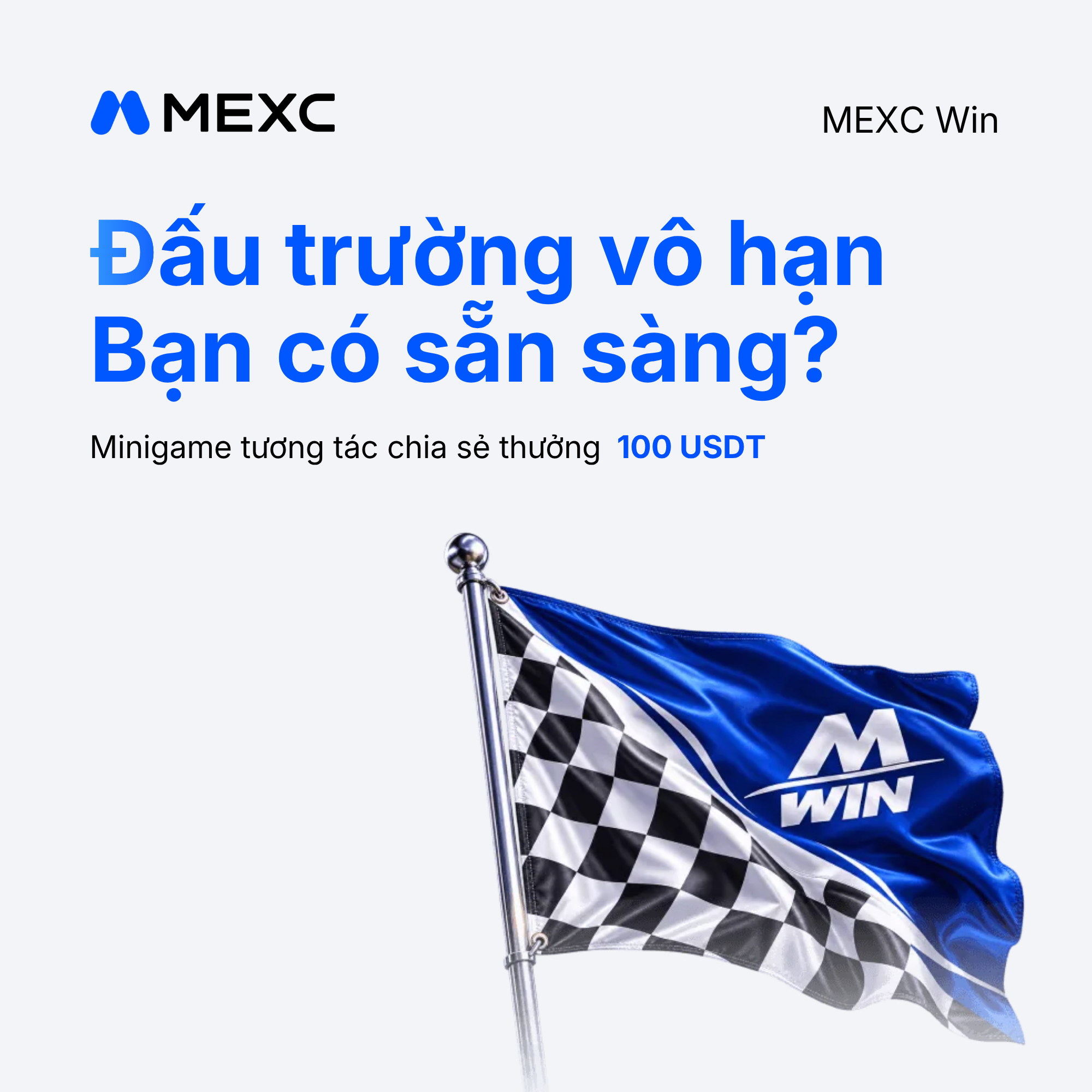MEXC Win - Minigame chia sẻ tên đội nhận thưởng 100 USDT
